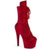 Pleaser - ADORE1045VEL Bottes de plateforme, Pole dance chaussures - Rouge Product image
